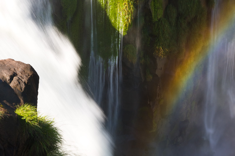 Rainbow And Iguazú Falls